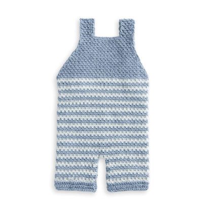 Bernat Crochet Striped Baby Romper Crochet Romper made in Bernat Softee Baby Yarn