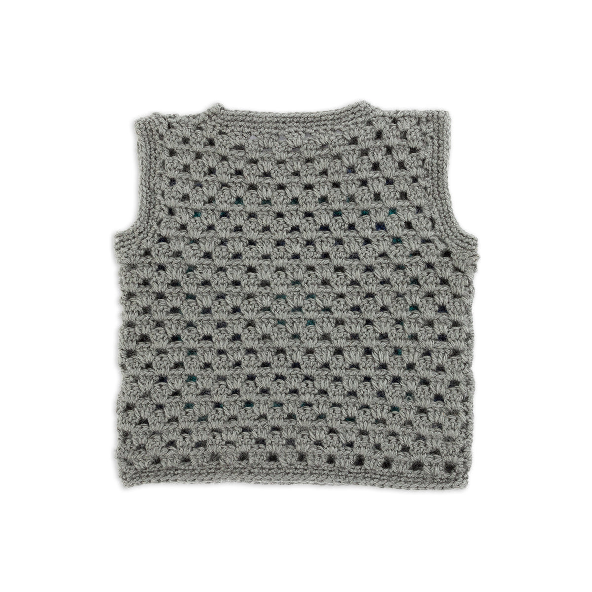 Crochet Vest made in Bernat Yarn