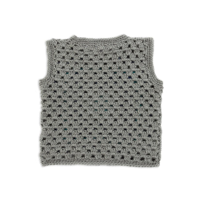 Bernat Crochet Wee Granny Vest Crochet Vest made in Bernat Yarn