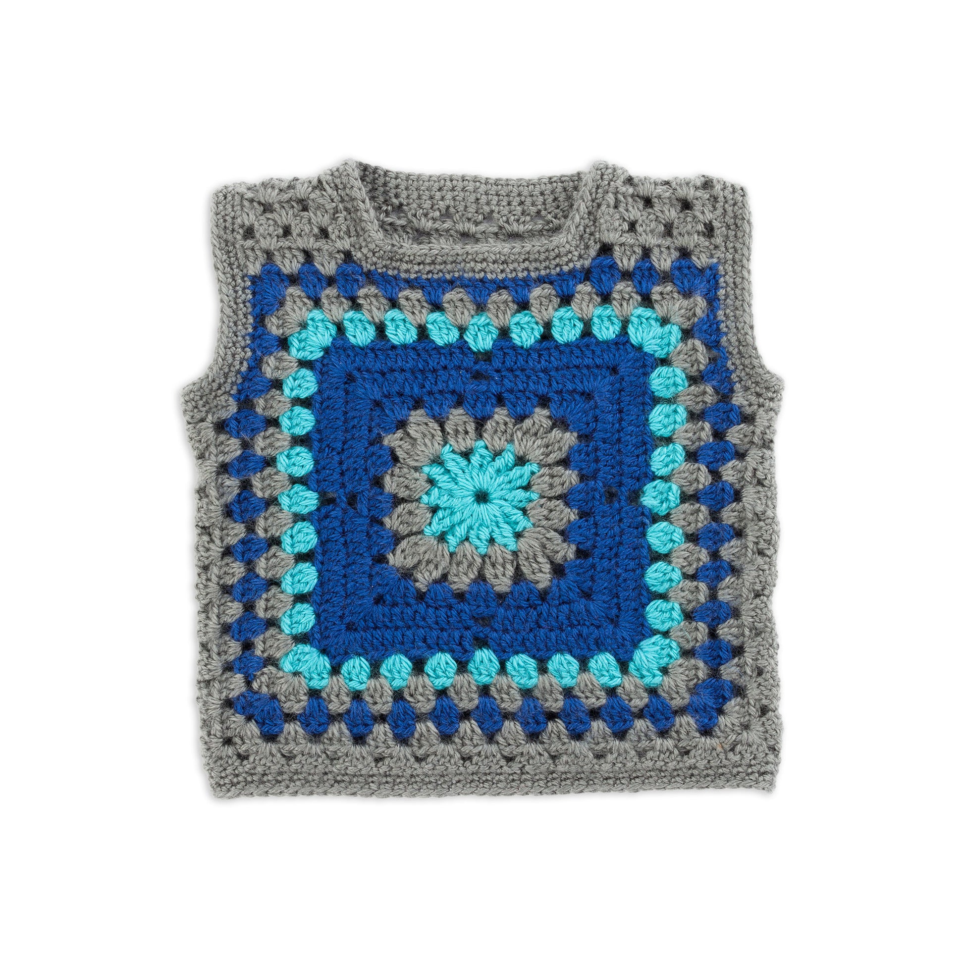 Free Bernat Crochet Wee Granny Vest Pattern