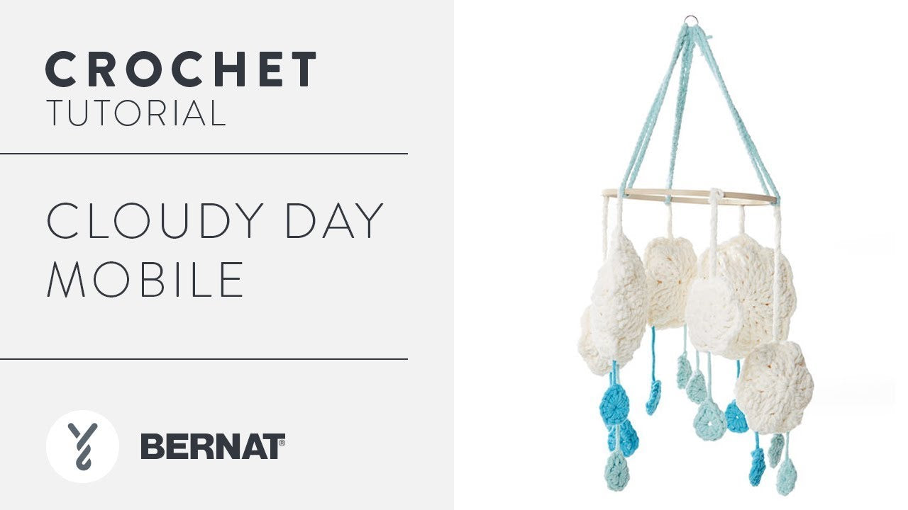 Bernat Cloudy Day Crochet Mobile