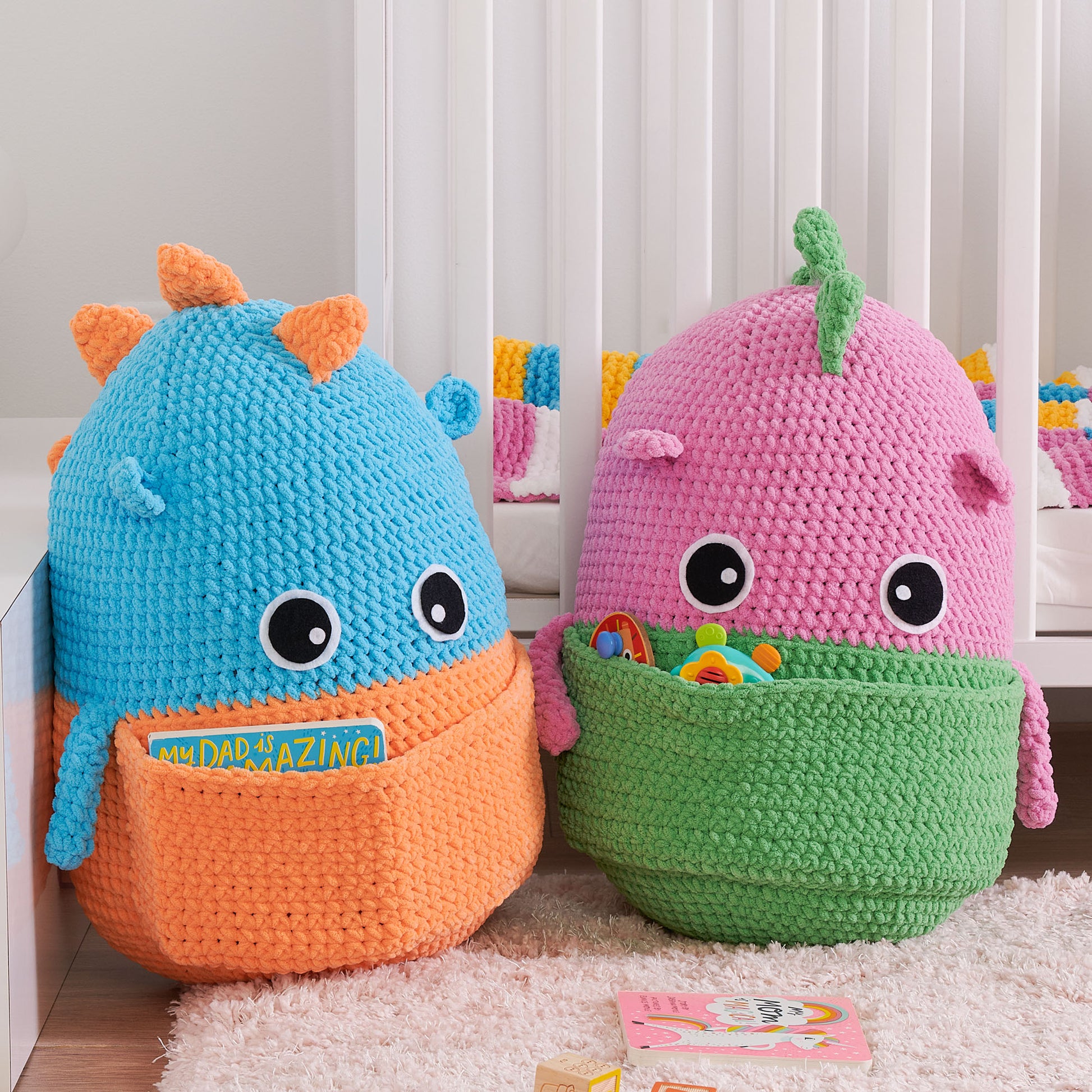 Free Bernat Crochet Cuddle Monsters Pattern