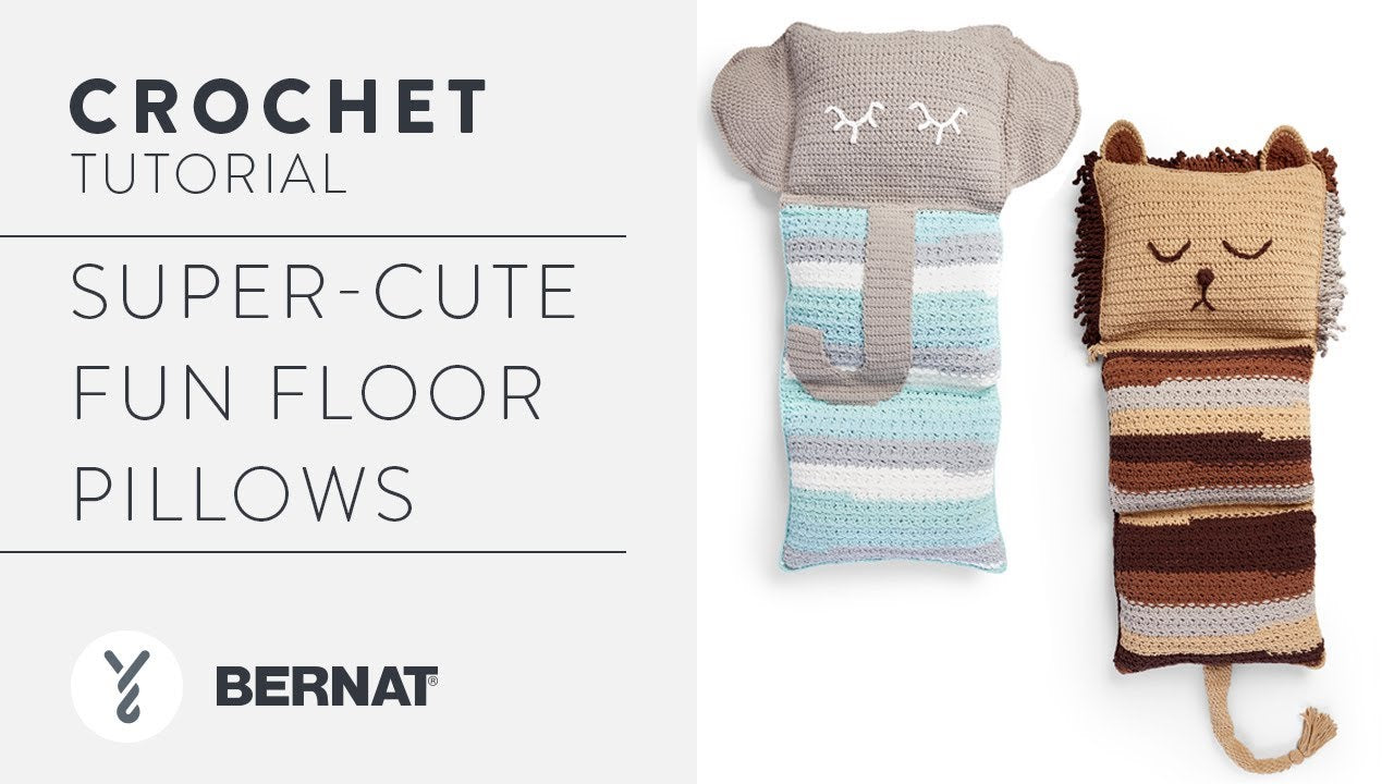 Bernat Crochet Fun Floor Pillow