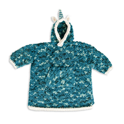 Bernat Unique Unicorn Kids Crochet Blanket Hoodie All Variants