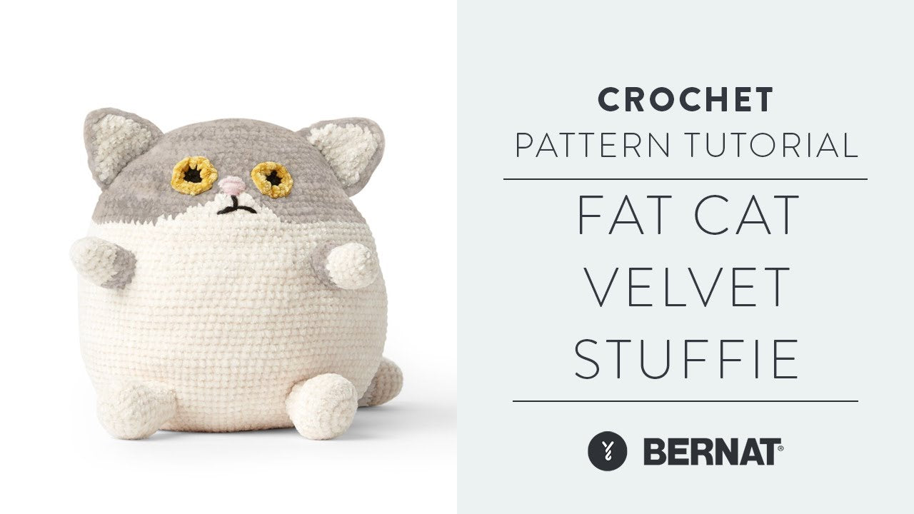 Bernat Fat Cat Crochet Stuffie