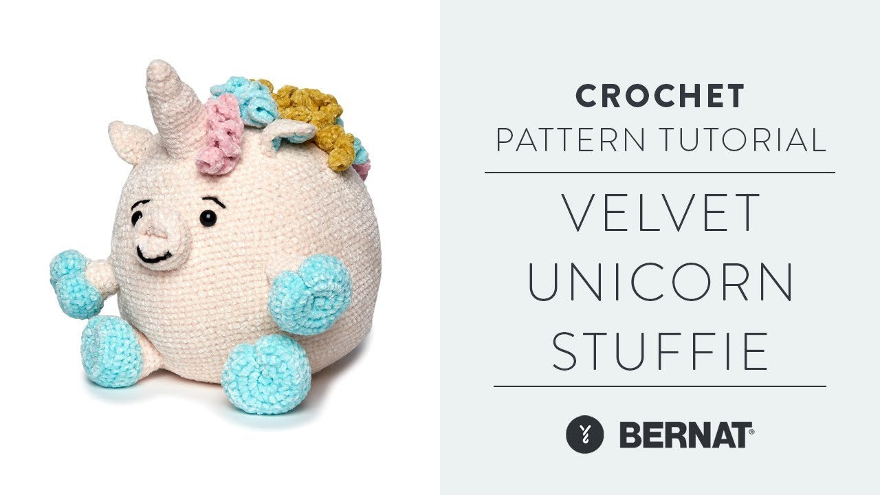Bernat Crochet Unicorn Stuffie