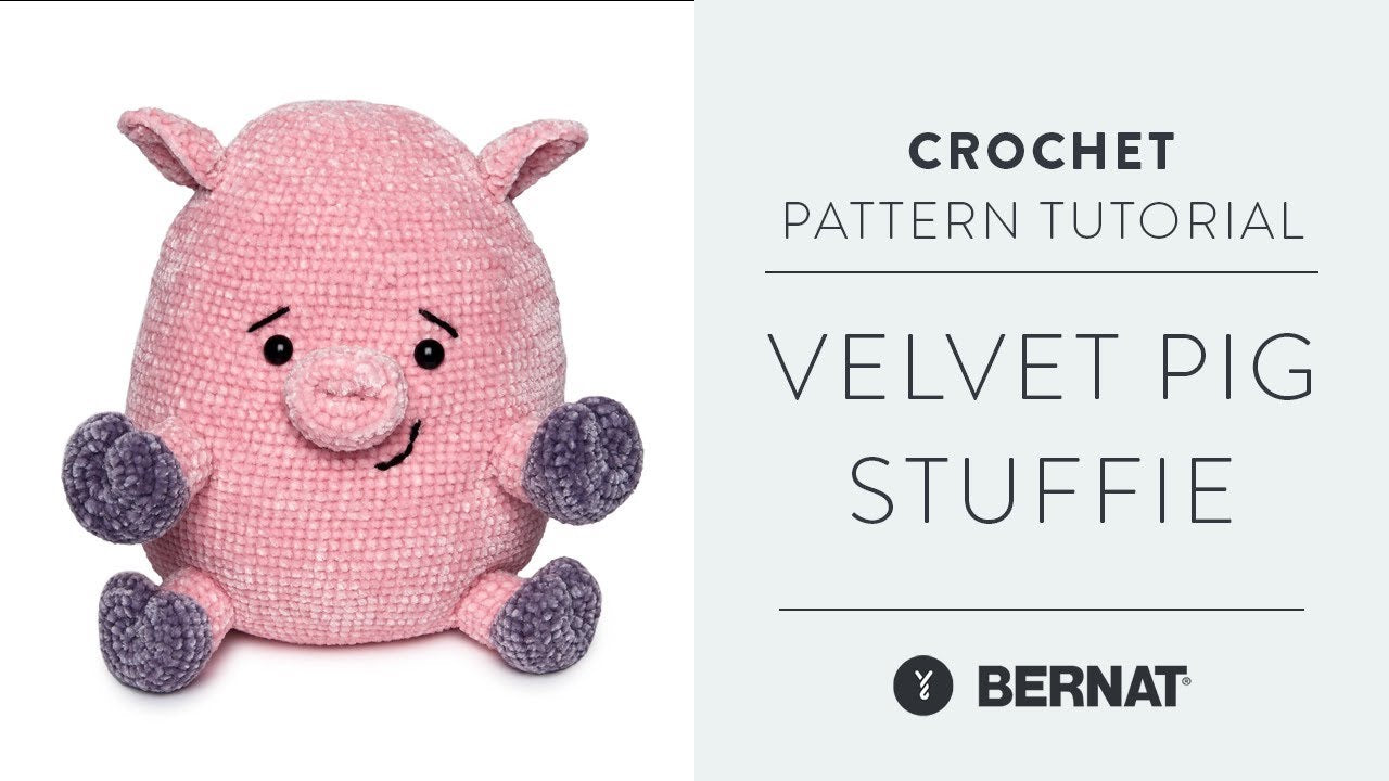Bernat Crochet Pig Stuffie