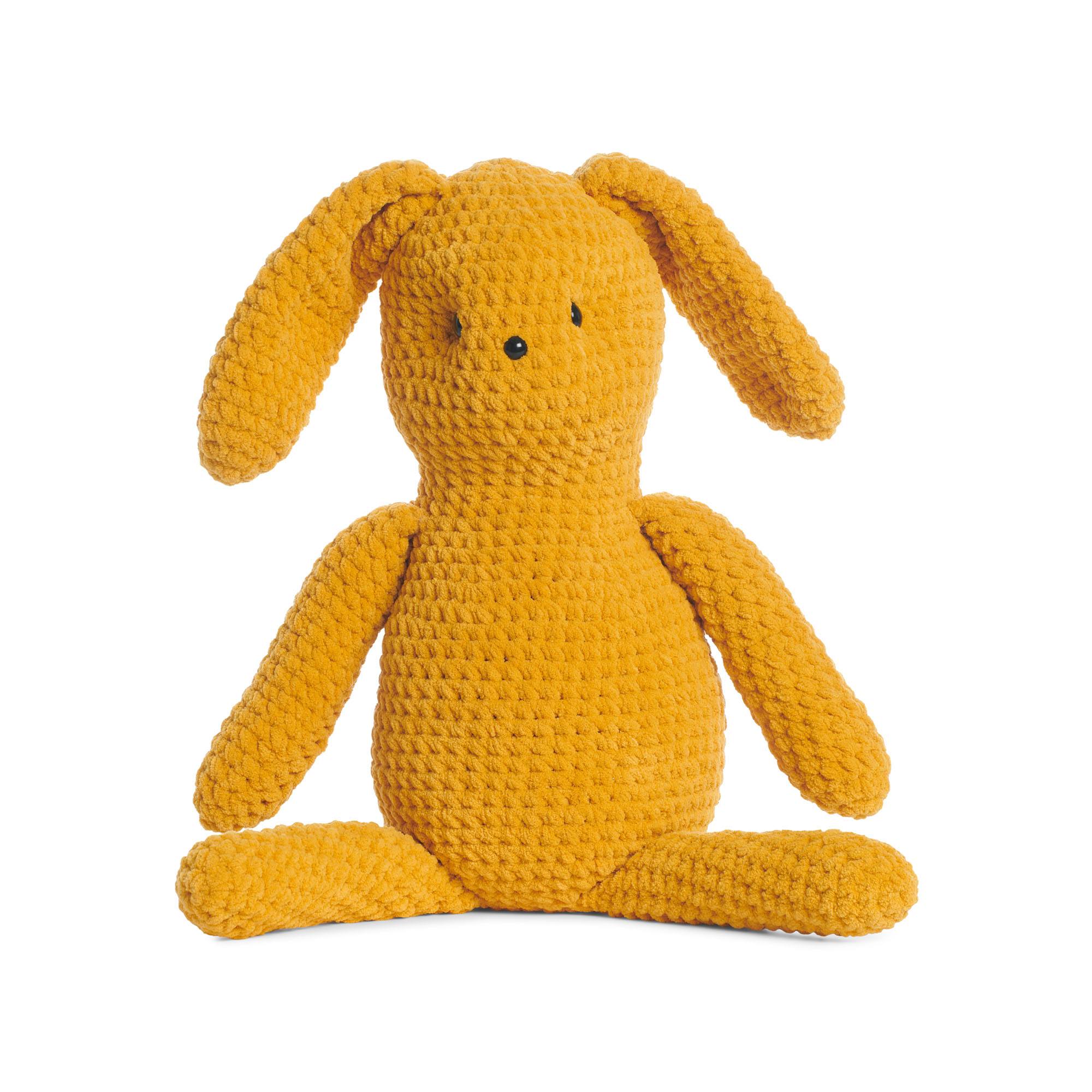 Rubby Rabbit Crochet Free Beginner Bernat Ruby Rabbit Beginner Toy Crochet Pattern ...