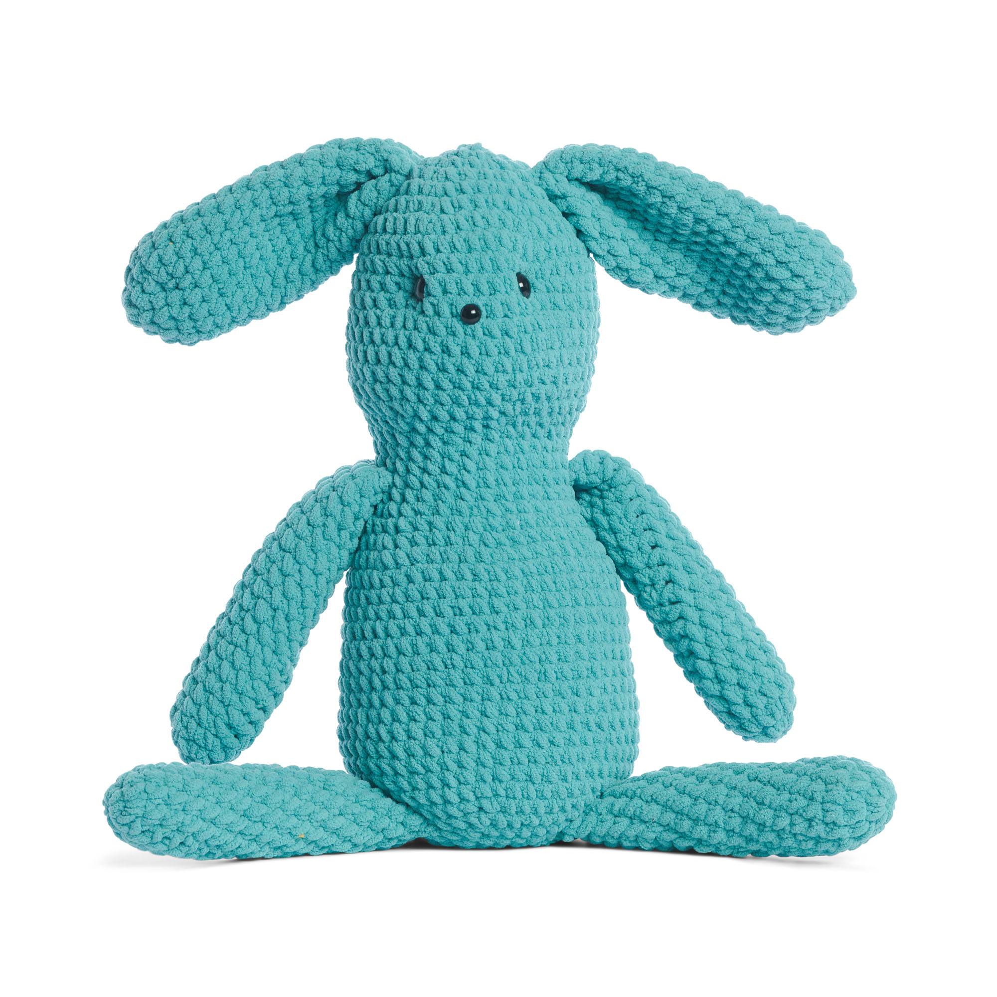 Free Beginner Bernat Ruby Rabbit Beginner Toy Crochet Pattern ...