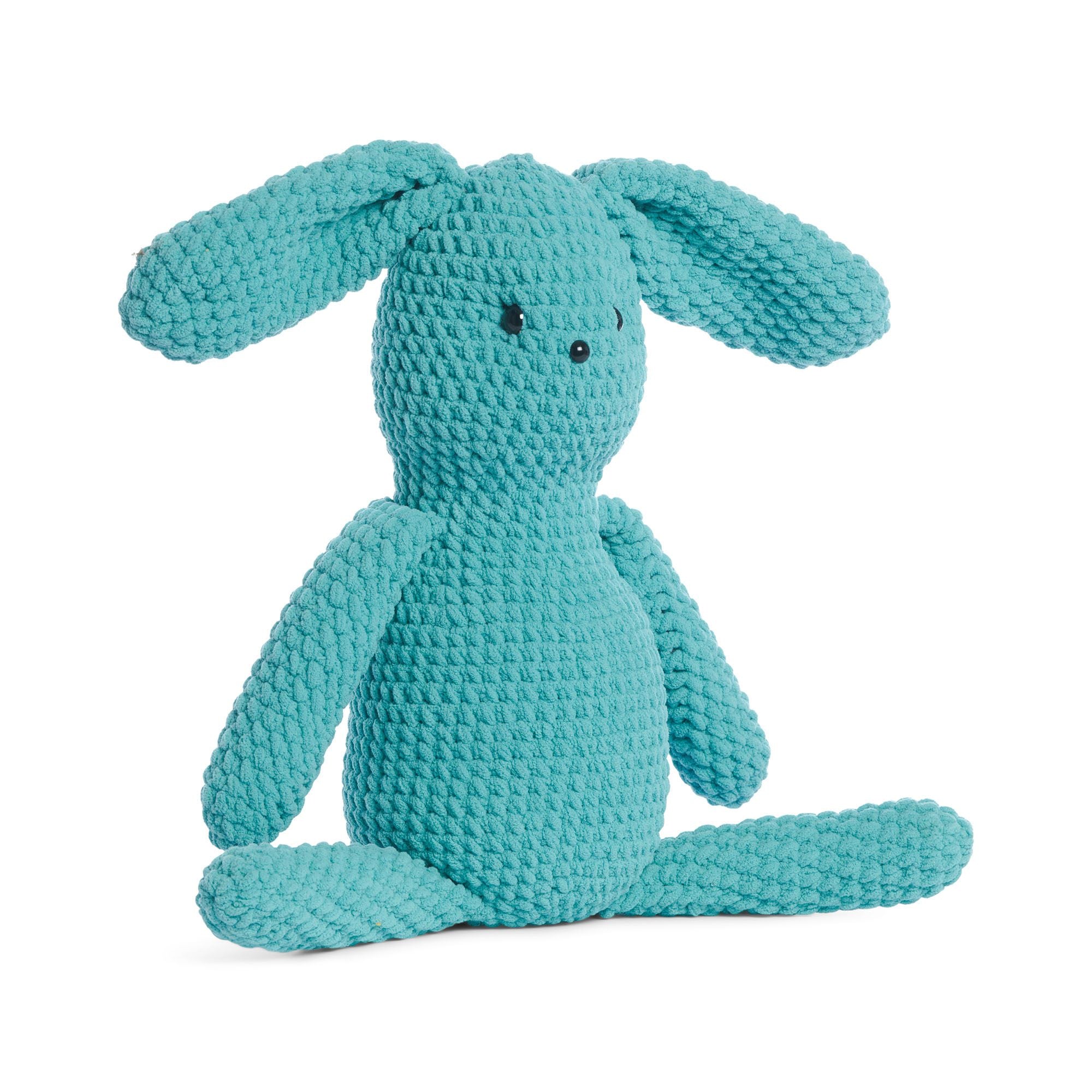 Free Beginner Bernat Ruby Rabbit Beginner Toy Crochet Pattern ...