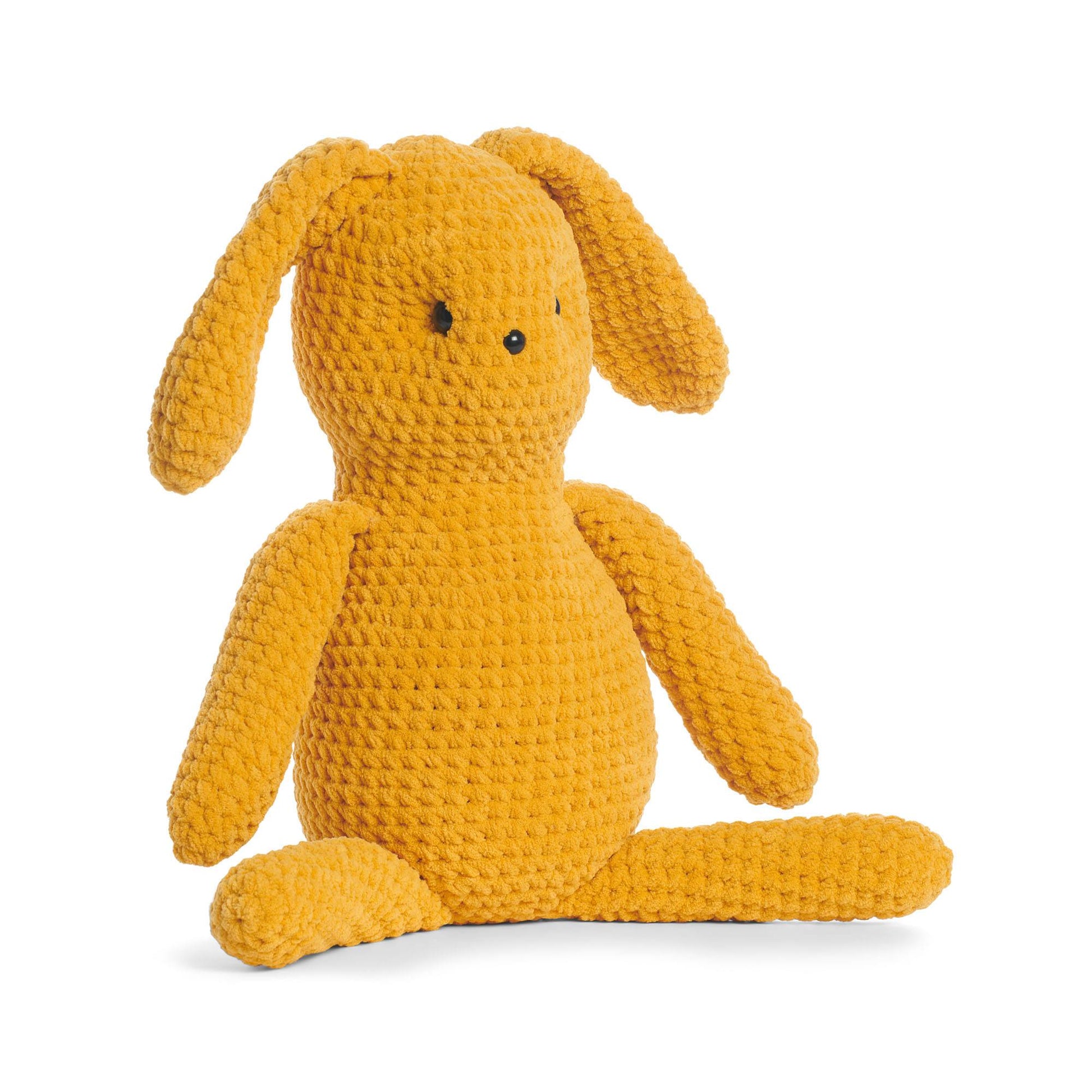 Free Beginner Bernat Ruby Rabbit Beginner Toy Crochet Pattern ...