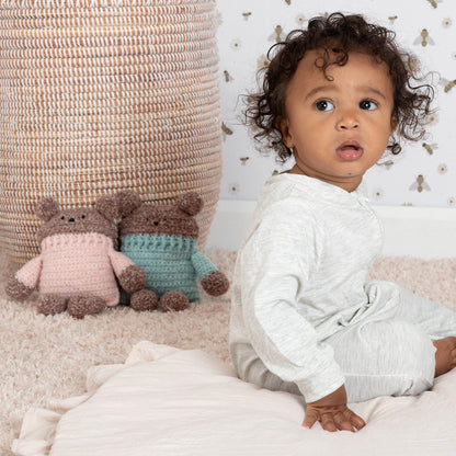 Bernat Crochet Little Bears Crochet Toy made in Bernat Forever Fleece Finest Yarn