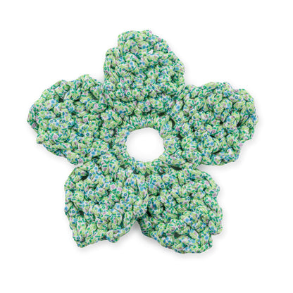 Bernat Fabulous Flower Crochet Hair Scrunchie I Dream of Flowers