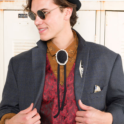 Bernat Crochet Bolo Tie Bernat Crochet Bolo Tie