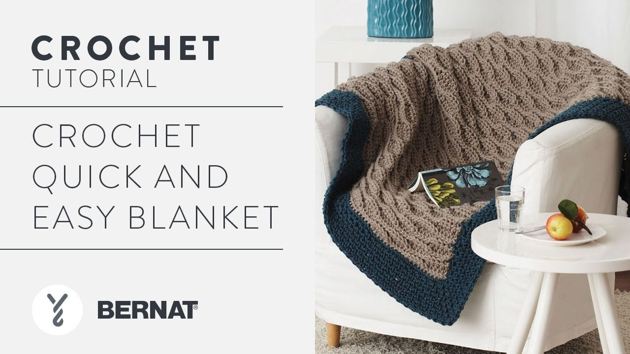 Bernat Quick & Easy Crochet Blanket
