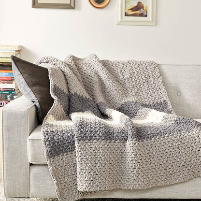 Bernat Hibernate Gray Crochet Blanket Bernat Hibernate Gray Crochet Blanket