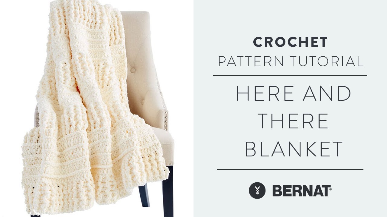 Bernat Here And There Crochet Blanket