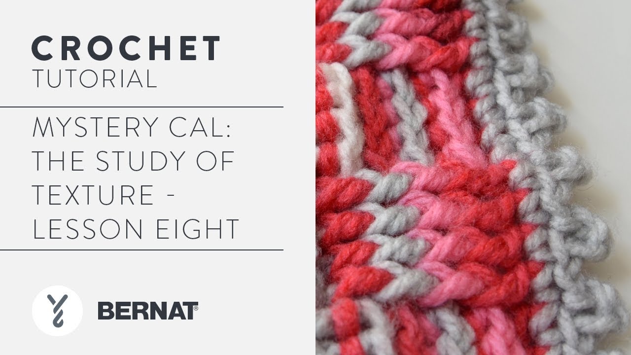 Bernat Study Of Texture Afghan Crochet