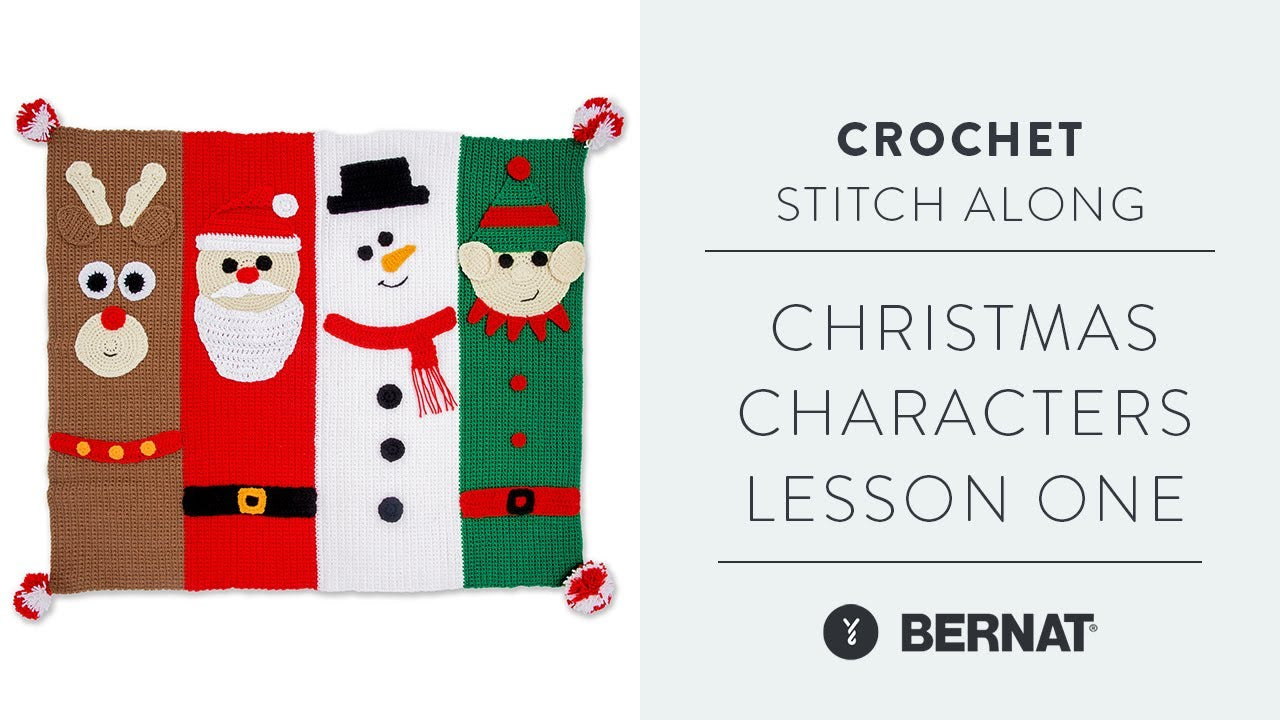 Christmas Characters Crochet Blanket