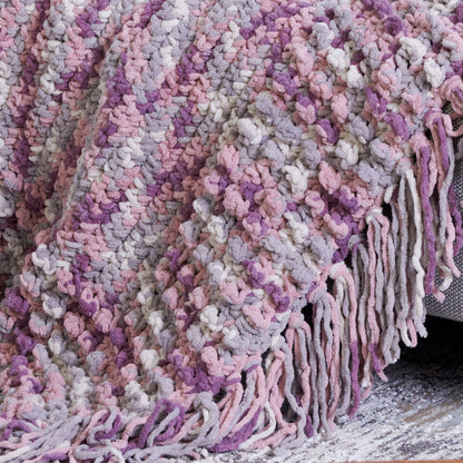 Bernat Bobble Frame Crochet Blanket Crochet Blanket made in Bernat Blanket Yarn