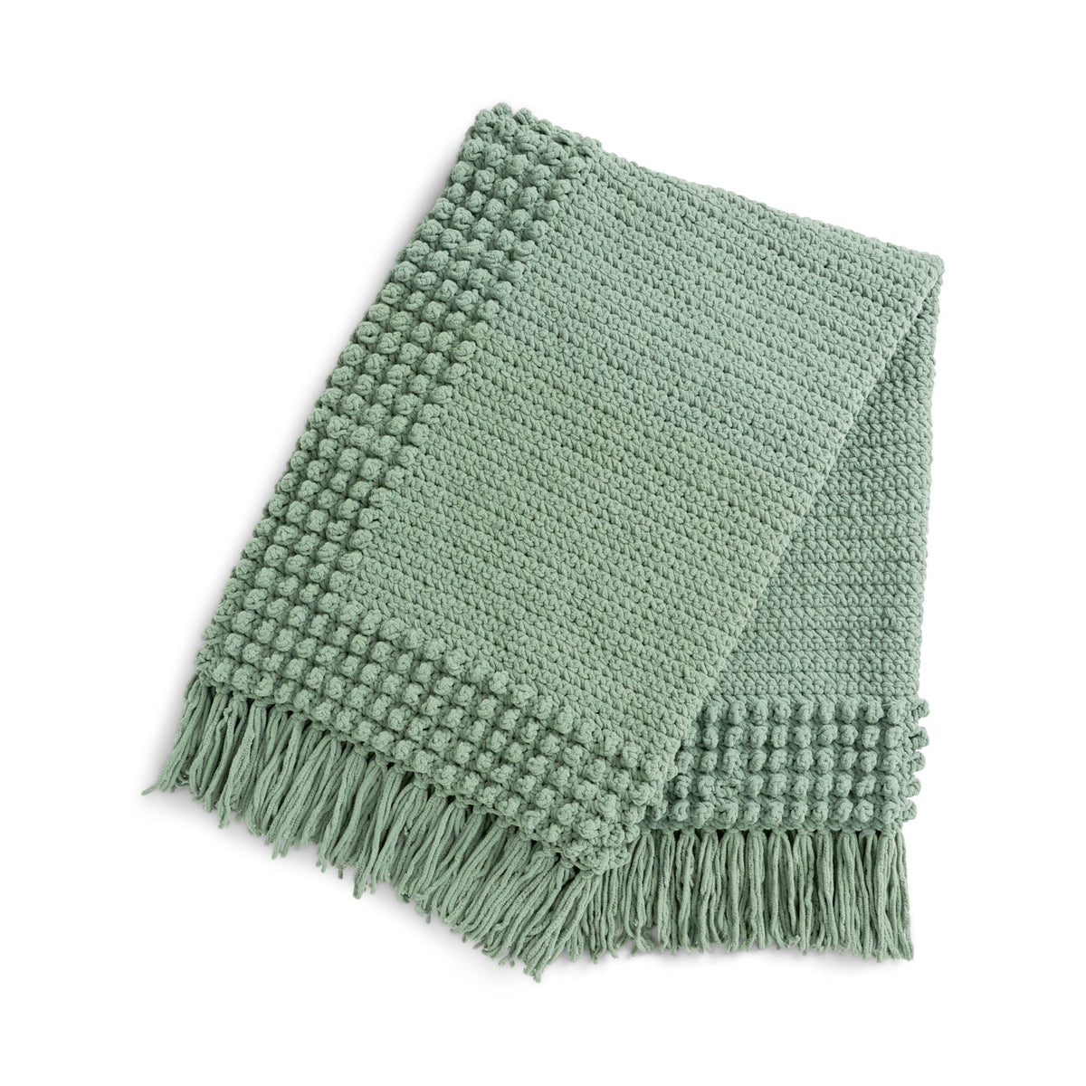 Crochet Blanket made in Bernat Blanket Yarn