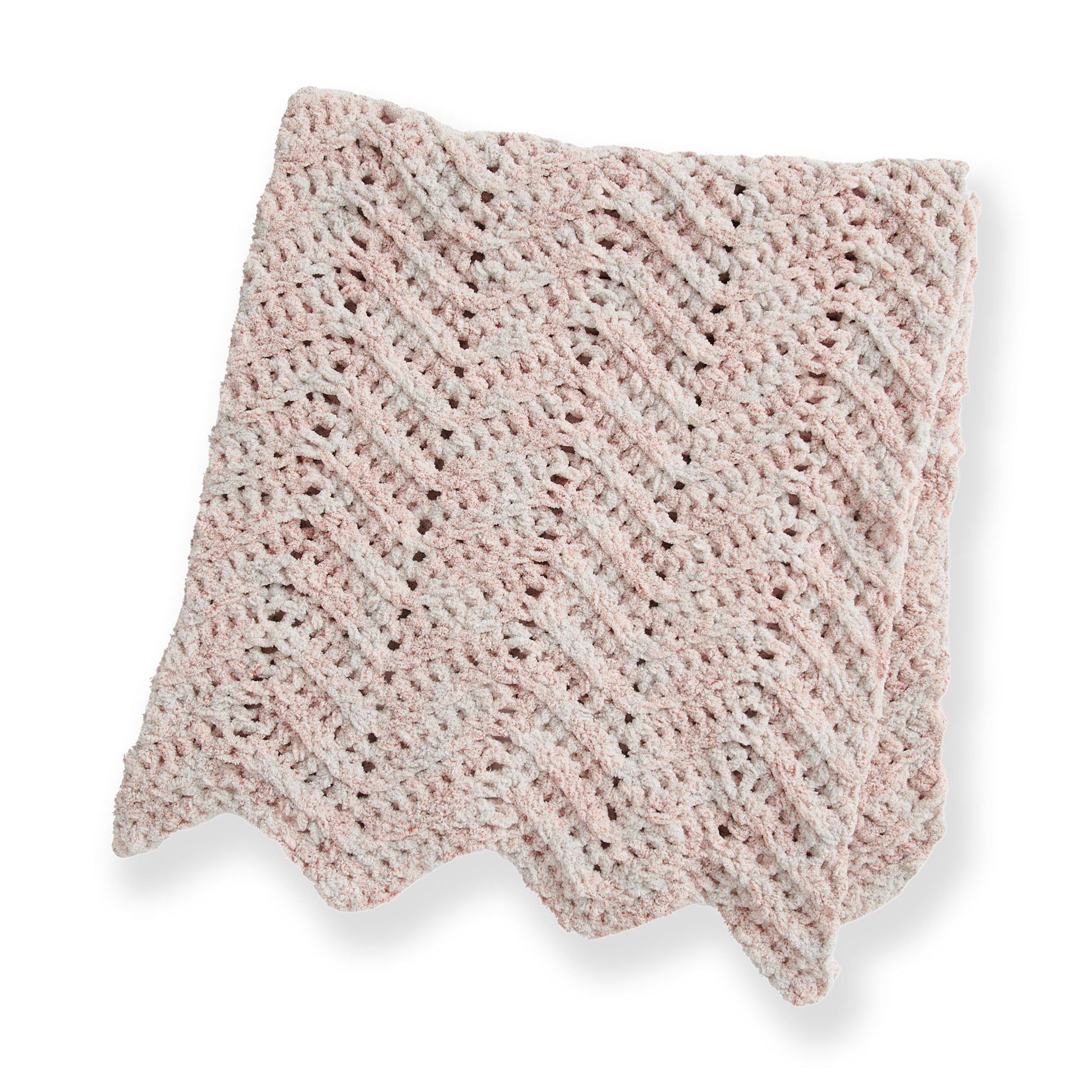 Free Beginner Bernat Baby Ripple Blanket Crochet Pattern | Yarnspirations