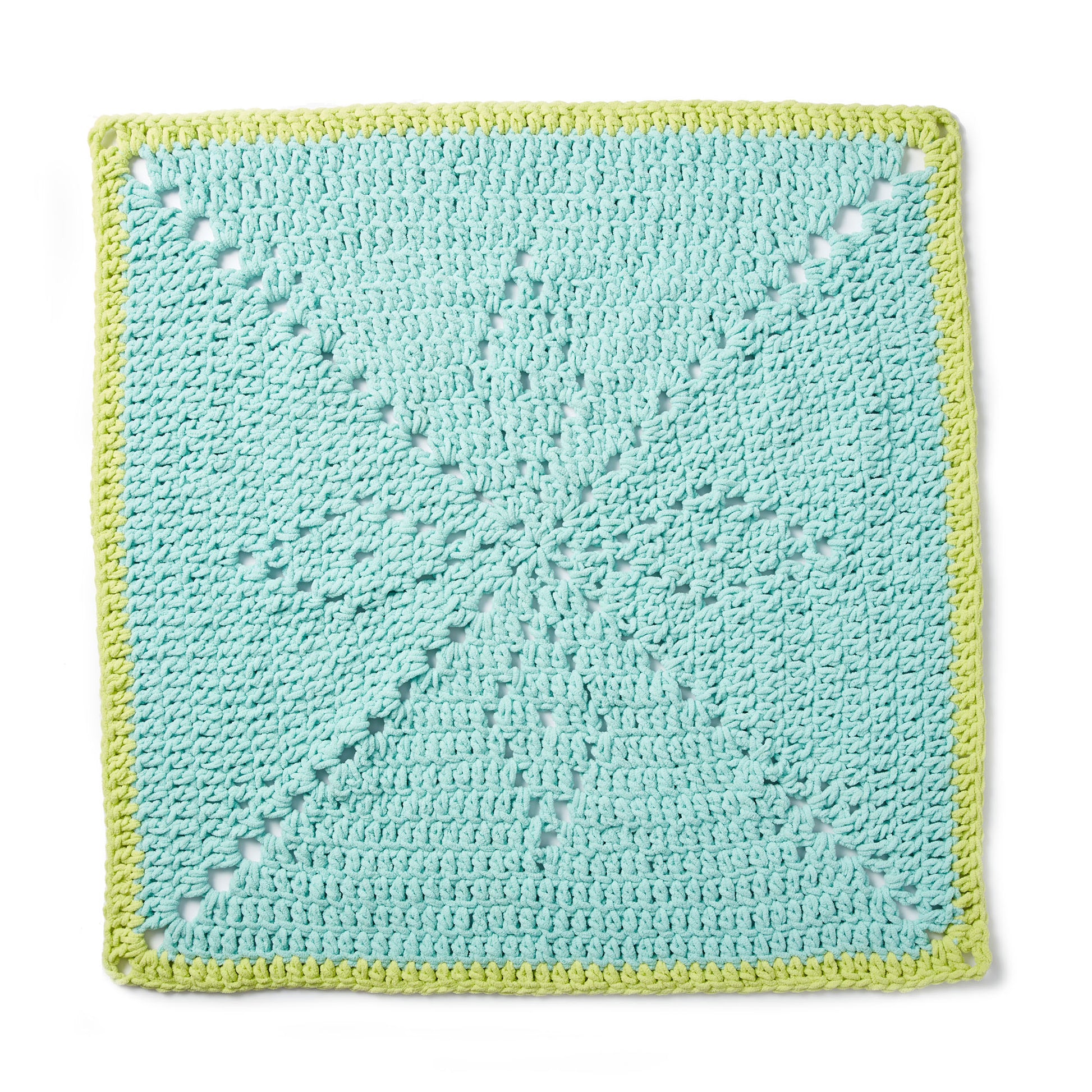 Free Easy Bernat Baby Blanket Granny Motif Blanket Crochet Pattern