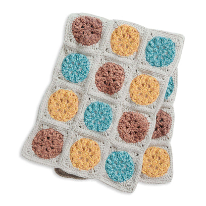 Bernat Circle of Friends Crochet Blanket Crochet Blanket made in Bernat Forever Fleece Yarn