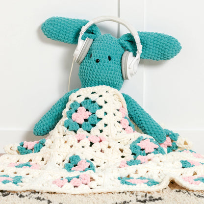 Bernat Beginner Granny Square Crochet Blanket Small