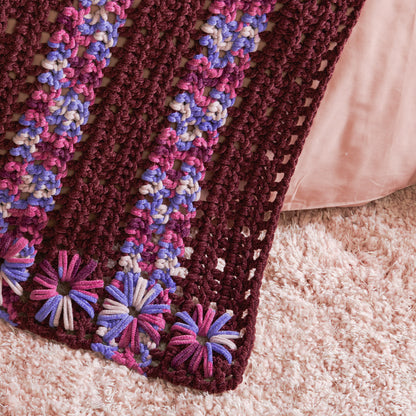 Bernat Flower Burst Crochet Lapghan All Variants