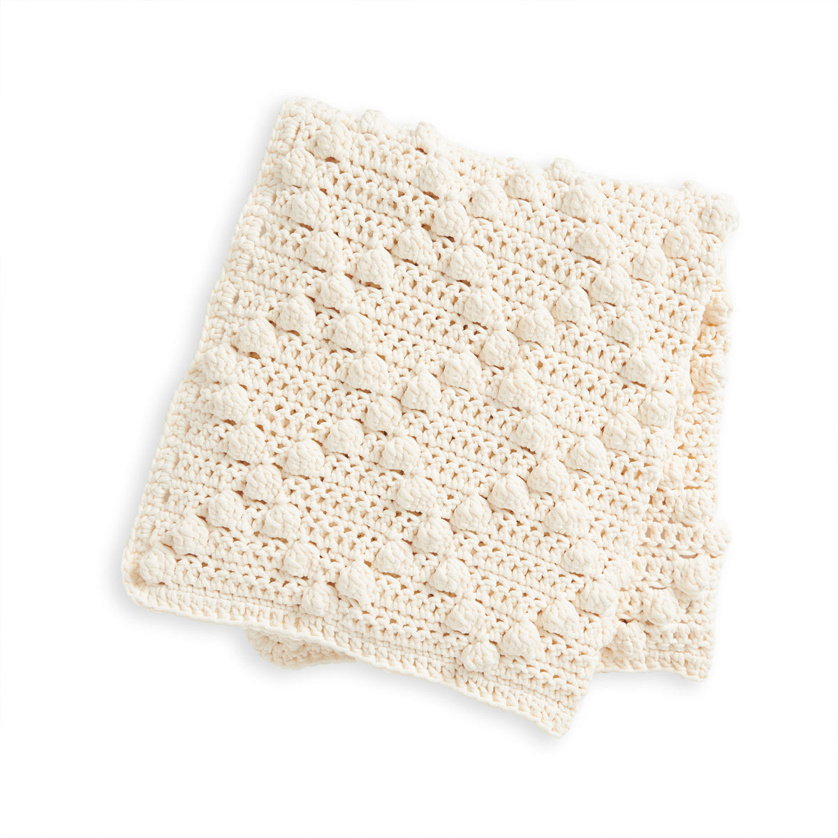 Crochet Blanket made in Bernat Plush Yarn