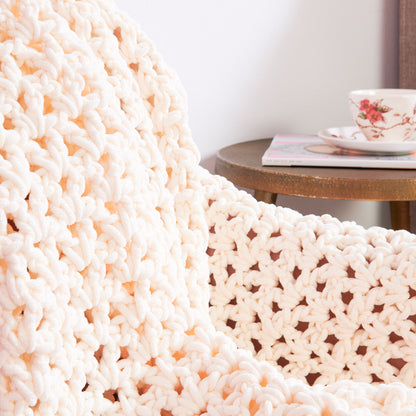Bernat Simple Split Crochet Blanket Crochet Blanket made in Bernat Plush Yarn