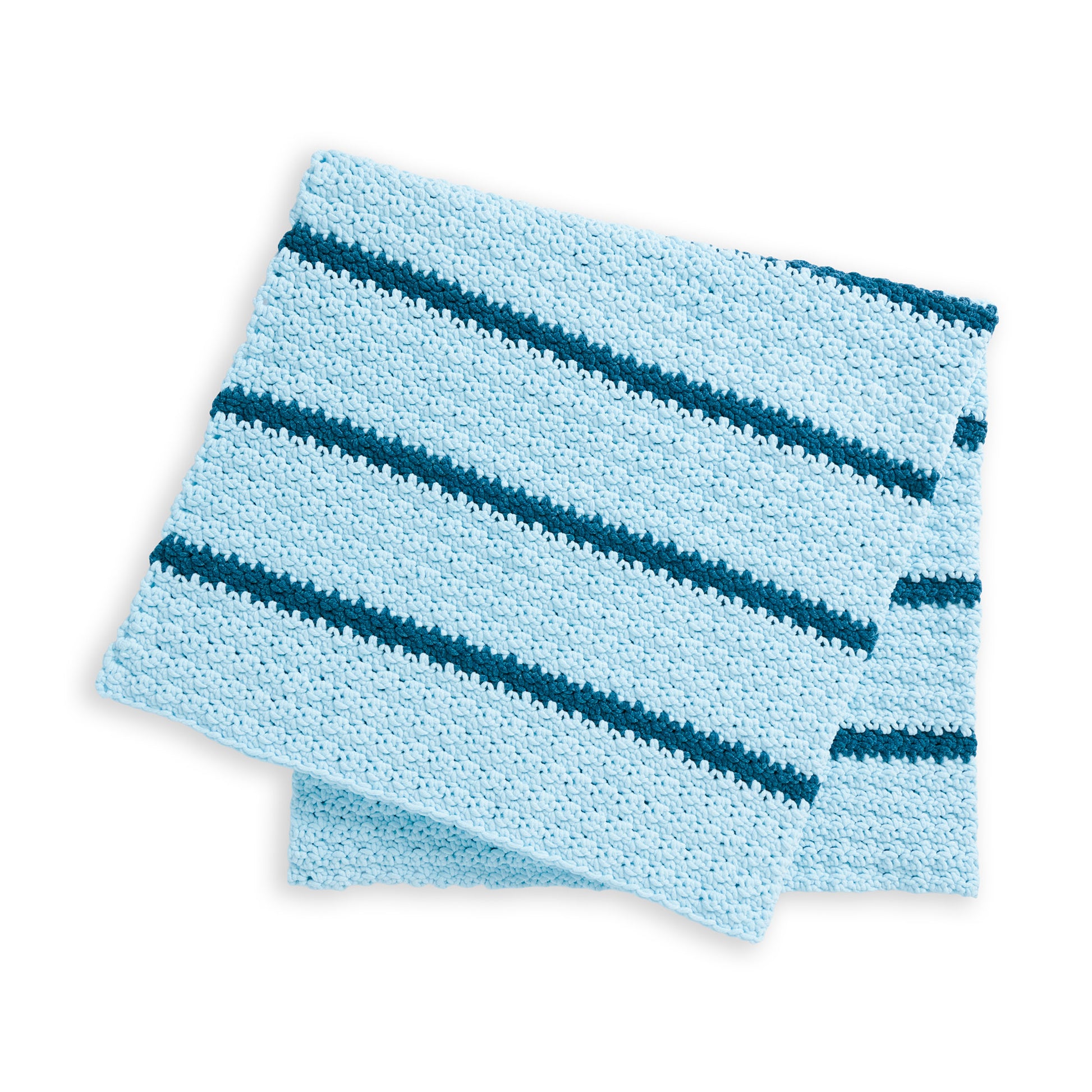 Bernat Bead Stitch Stripes Crochet Blanket​ Pattern