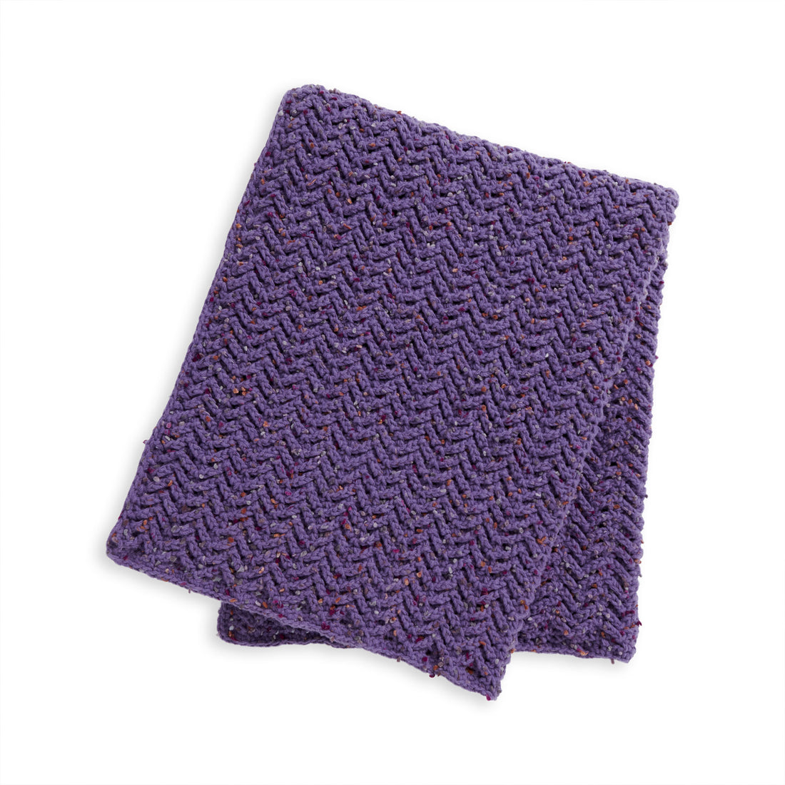 Bernat Squishy Herringbone Crochet Blanket Pattern Yarnspirations