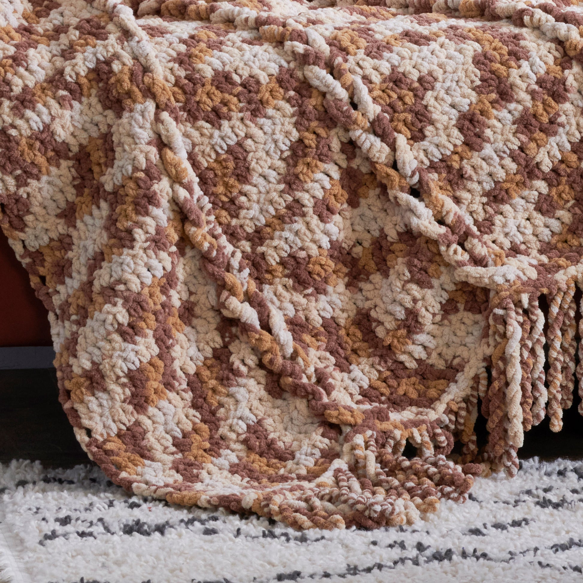 Scarf Bernat Toasty Yarn Crochet Patterns Free Easy Bernat