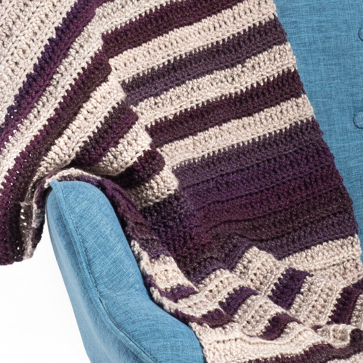 Crochet Lapghan made in Bernat Yarn