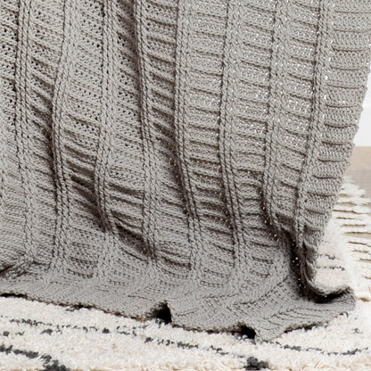 Bernat Bold Ridges Crochet Blanket Crochet Blanket made in Bernat Maker Yarn