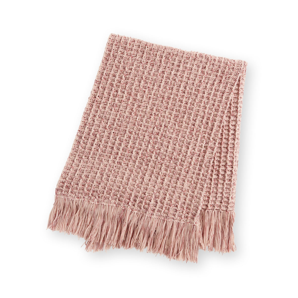 Crochet Blanket made in Bernat Lattice Yarn