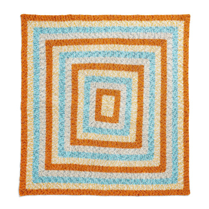 Bernat Lattice Crochet Color-Blocked Crochet Blanket Crochet Blanket made in Bernat Lattice Yarn