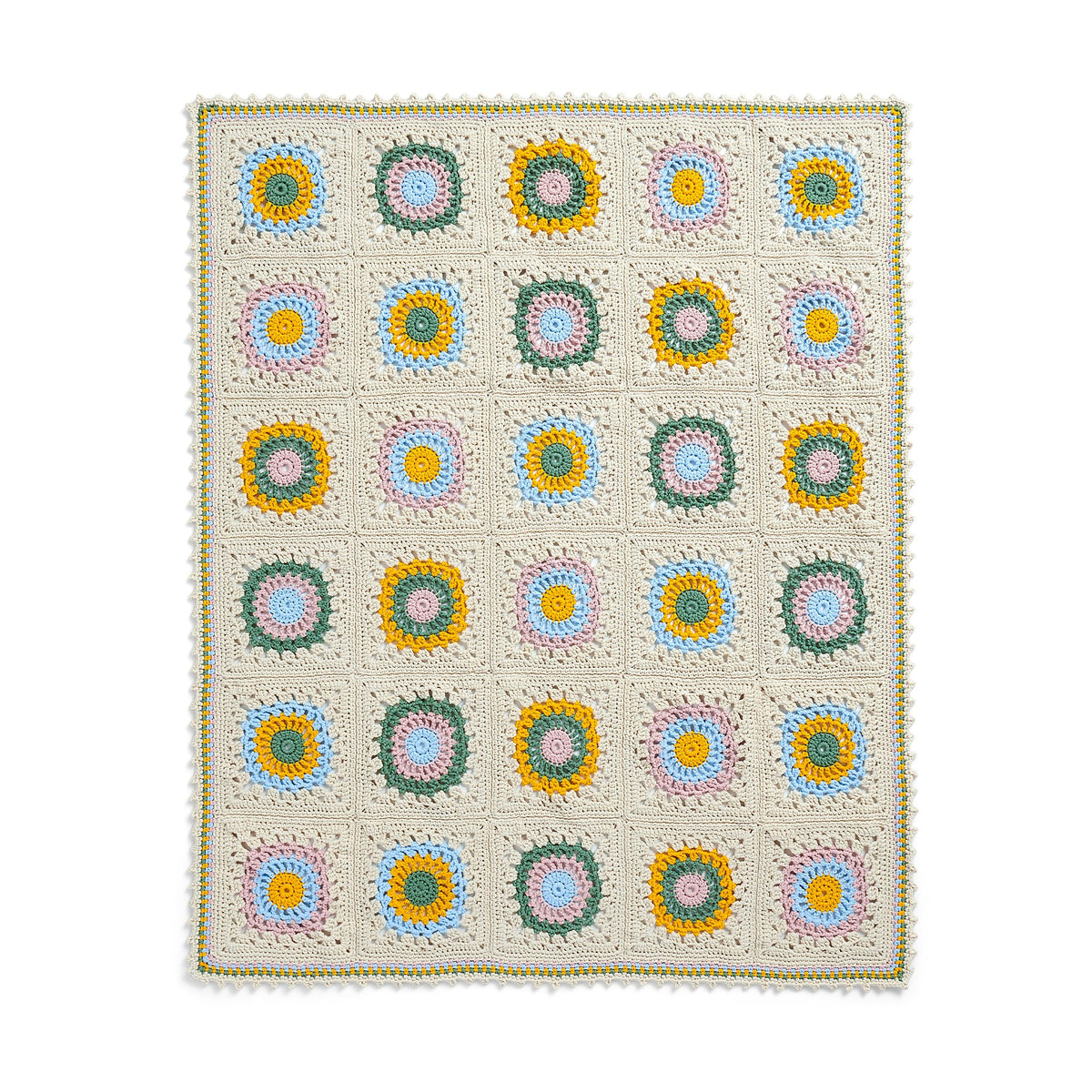 Crochet Blanket made in Bernat Maker Yarn