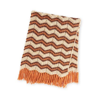 Bernat Zig and Zag Crochet Blanket Crochet Blanket made in Bernat Lattice Yarn