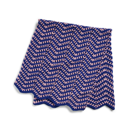 Bernat Ripple Stripes Crochet Blanket Crochet Blanket made in Bernat Maker Yarn