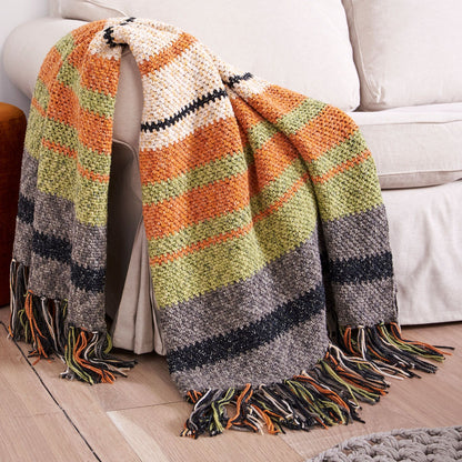 Bernat Tweed Stripes Crochet Blanket Bernat Tweed Stripes Crochet Blanket