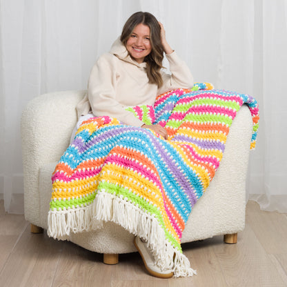 Bernat Feel The Colors Crochet Blanket Bernat Feel The Colors Crochet Blanket