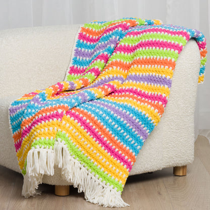 Bernat Feel The Colors Crochet Blanket Bernat Feel The Colors Crochet Blanket