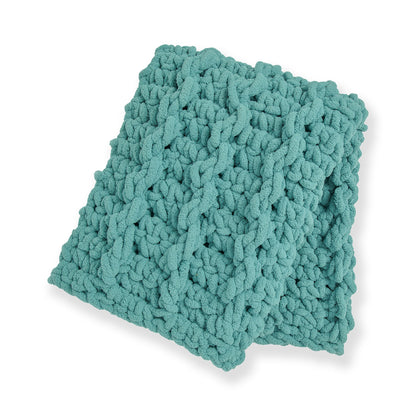 Bernat Big Mood Mock Cable Crochet Blanket Bernat Big Mood Mock Cable Crochet Blanket