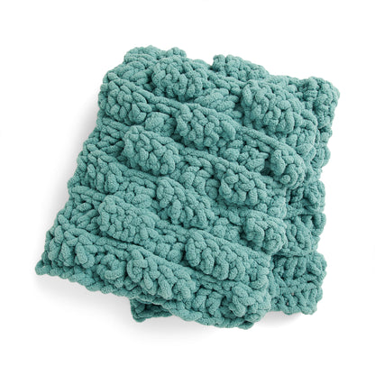 Bernat Puff Piece Crochet Lap Blanket Bernat Puff Piece Crochet Lap Blanket