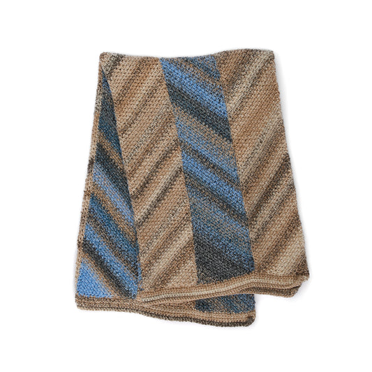 Bernat Barnwood Comfort Crochet Panel Blanket