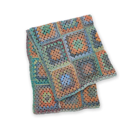 Bernat Patchwork Homestead Crochet Granny Blanket Bernat Patchwork Homestead Crochet Granny Blanket