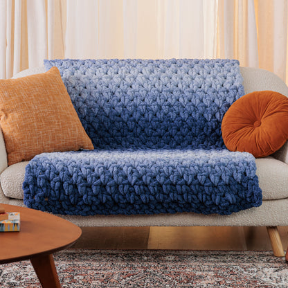 Bernat Tinted Tide Crochet Blanket Bernat Tinted Tide Crochet Blanket